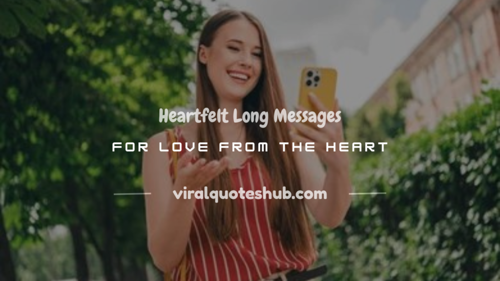 long messages for love